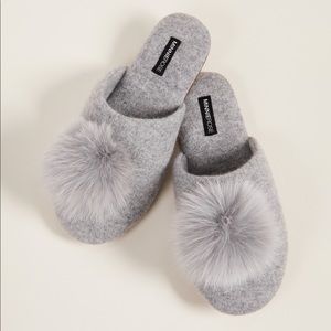 NEW Minnie Rose Cashmere Slippers